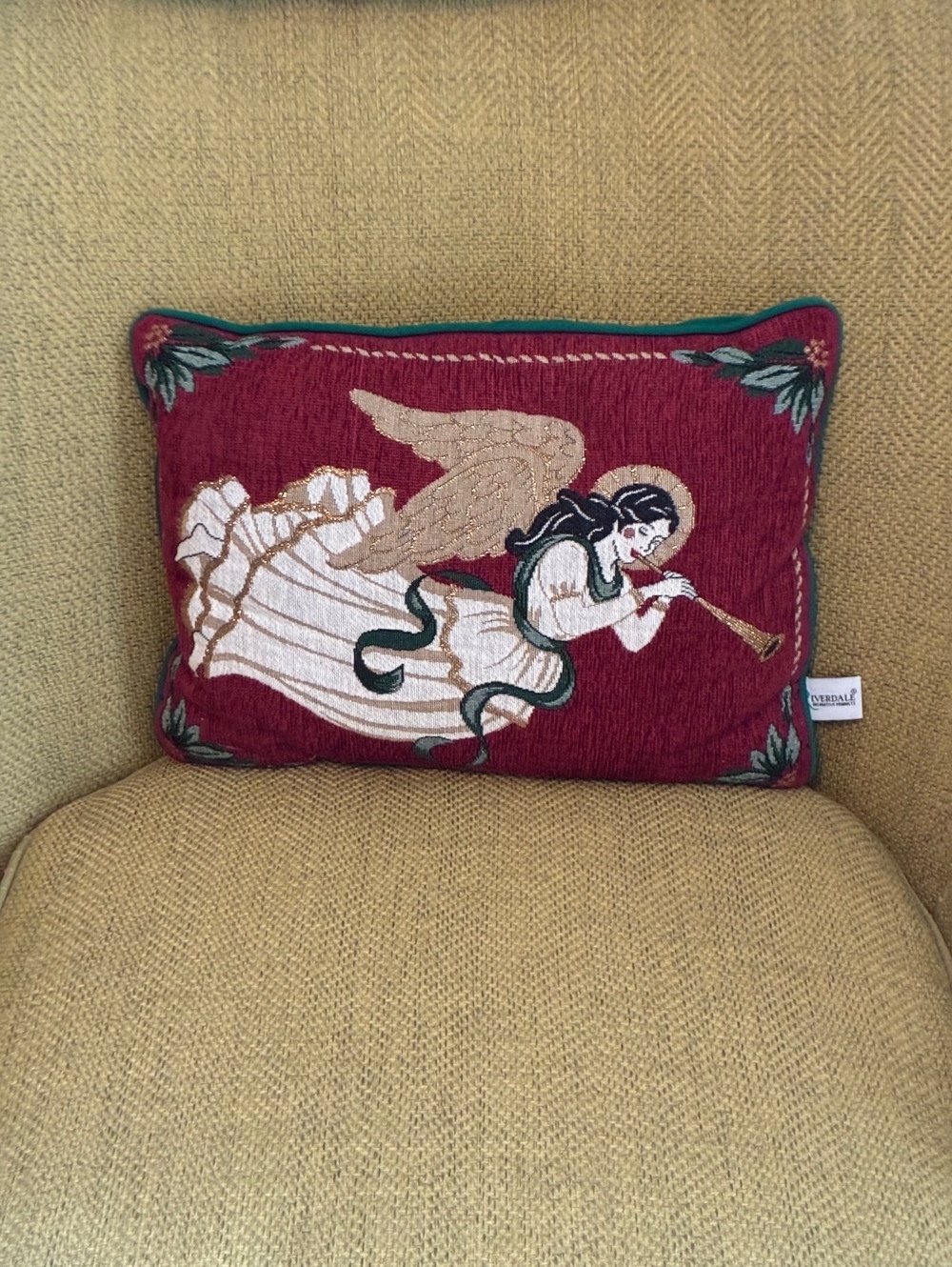 Riverdale Decorative Angel Pillow 11x16